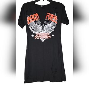 Windsor Black Graphic Mini Dress